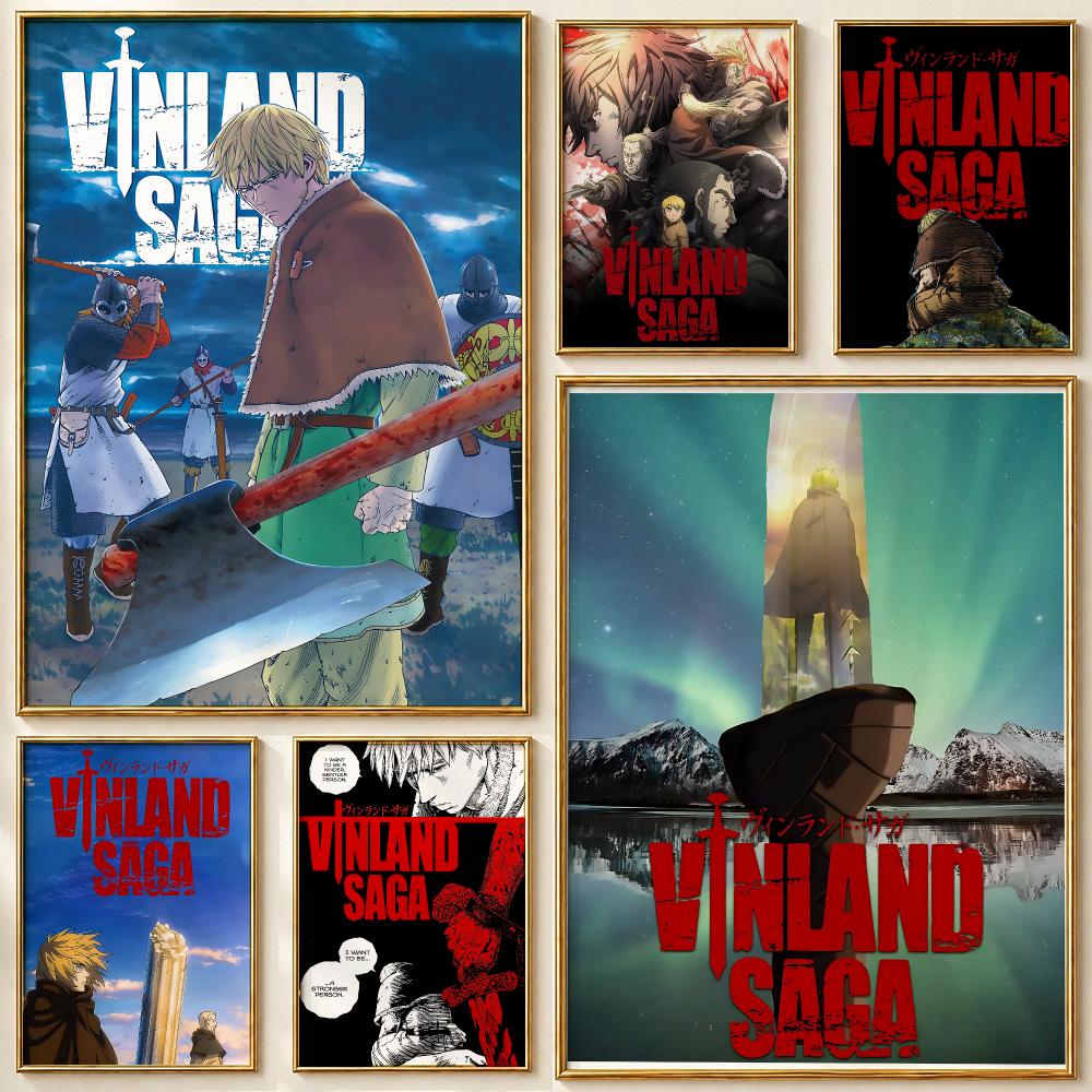 Home Office Wallpaper - Plakat V-Vinland S-Saga HD Print –