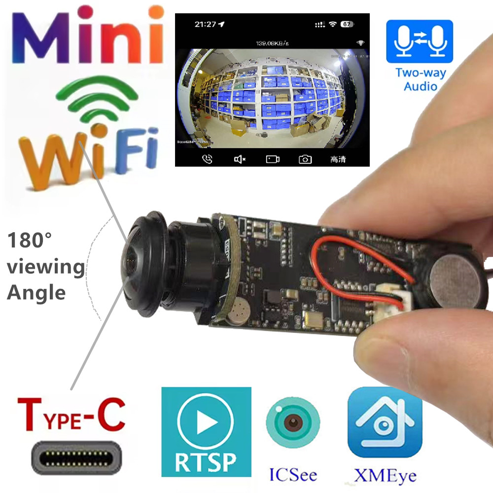 Home Office Xp - Miniaturowa kamera HD WiFi DIY, moduł