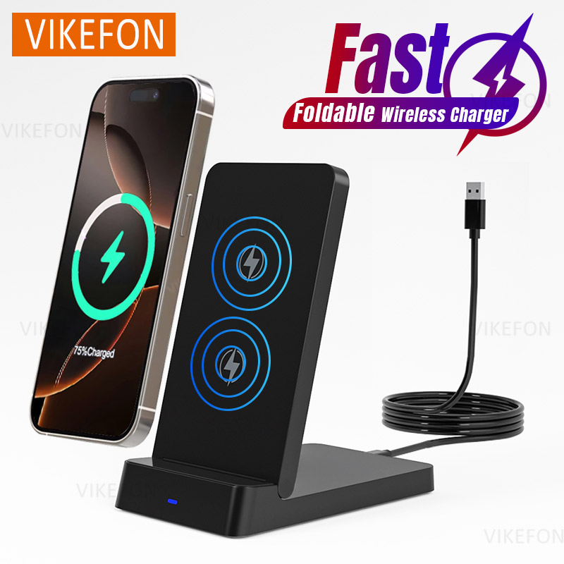 Desk Charging Station - Bezprzewodowa ładowarka do telefonu Składany uchwyt
