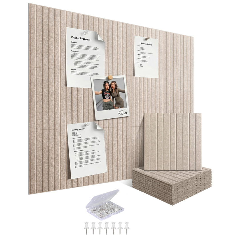 Home Office Wallpaper - 6-12 szt. Duży panel akustyczny z