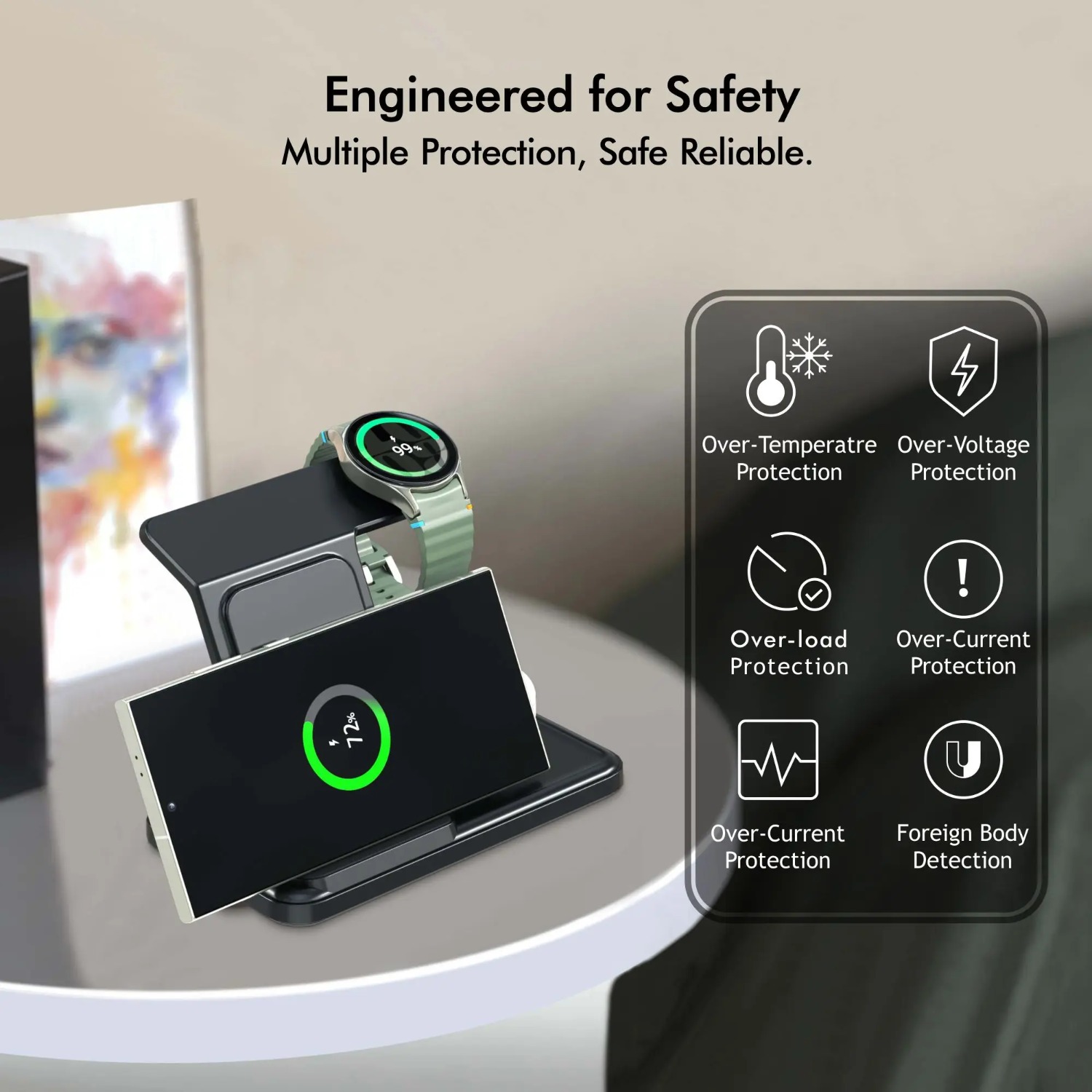 Stacja ładowania bezprzewodowe – Desk Charging Station recenzja i cena