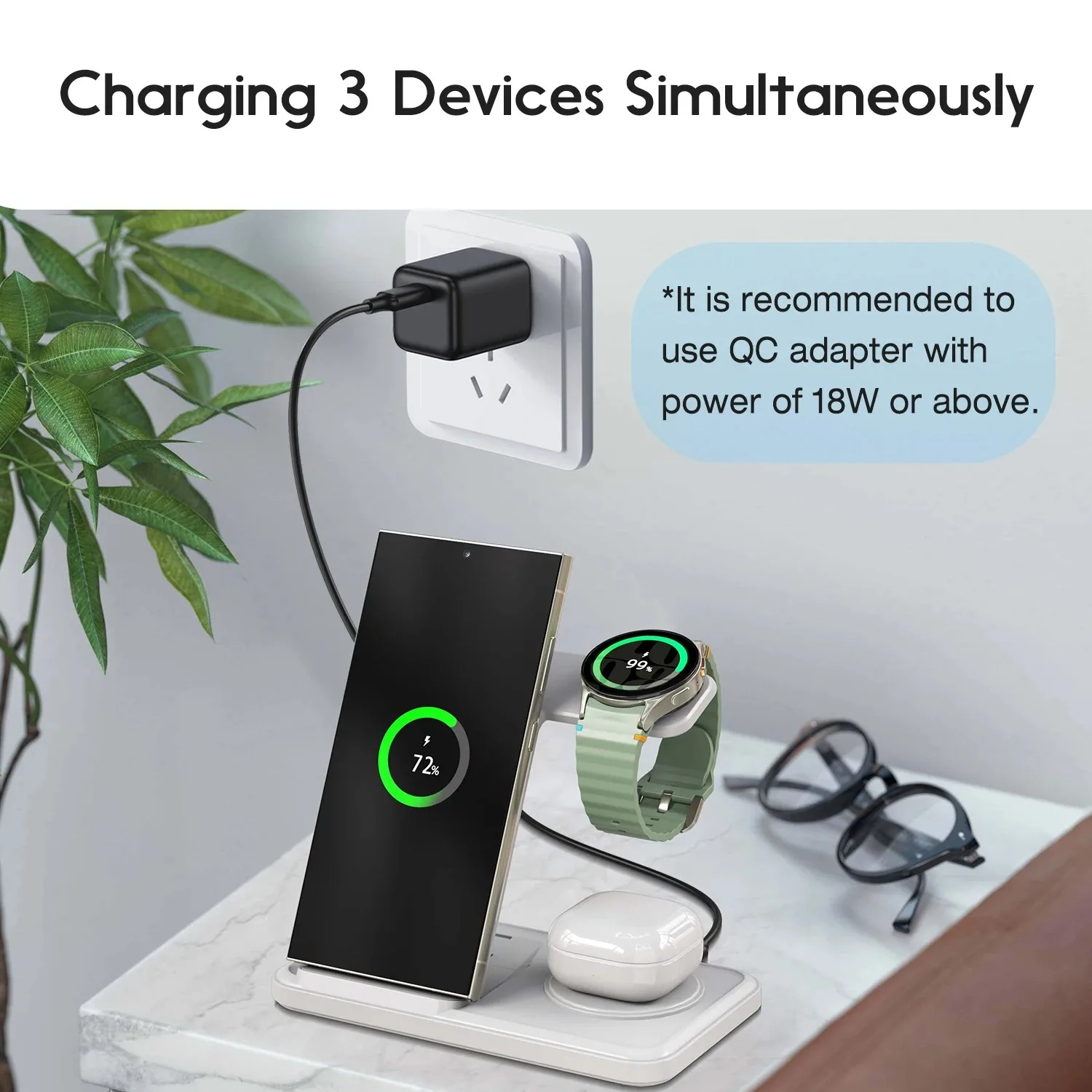 Stacja ładowania bezprzewodowe – Desk Charging Station recenzja i cena