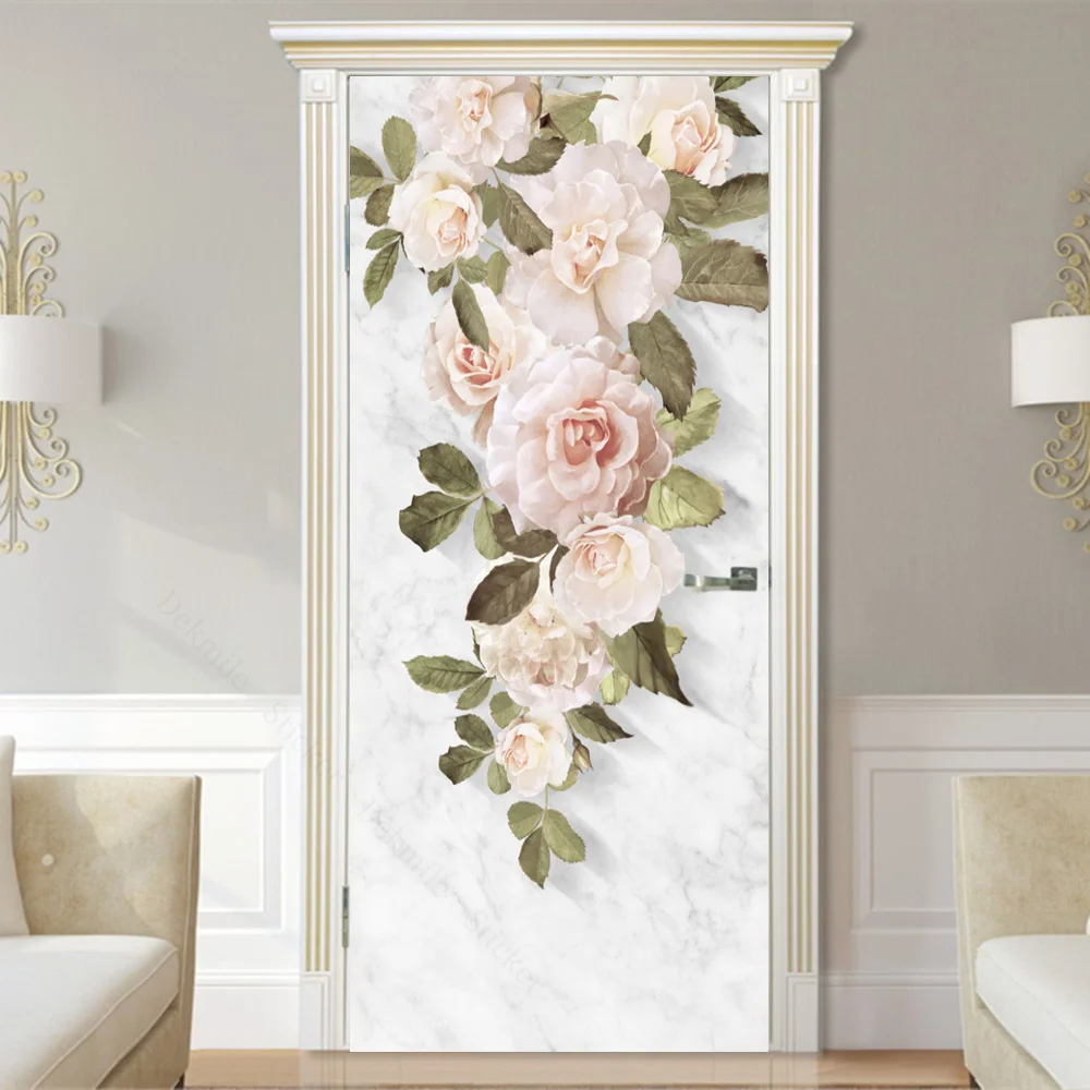 Naklejka na drzwi 3D Rośliny l – Home Office Wallpaper recenzja i cena