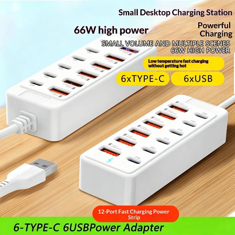 HOT 12 w 1 Listwa Zasilająca z – Desk Charging Station recenzja i cena