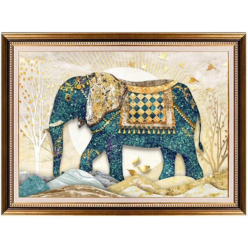 Glazed Elephant 5D Diamond Pai – Home Office Wallpaper recenzja i cena