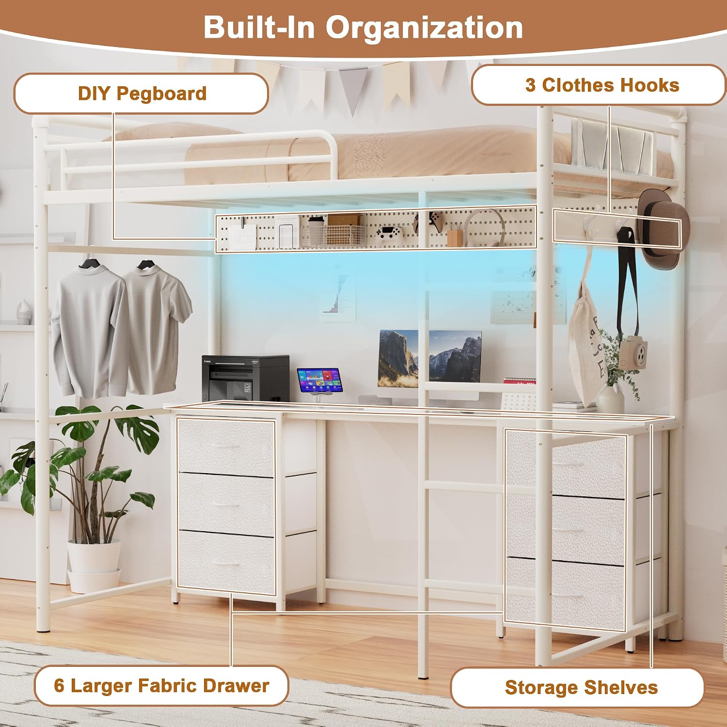 z stacją ładowania, oświetleni – Desk Charging Station recenzja i cena