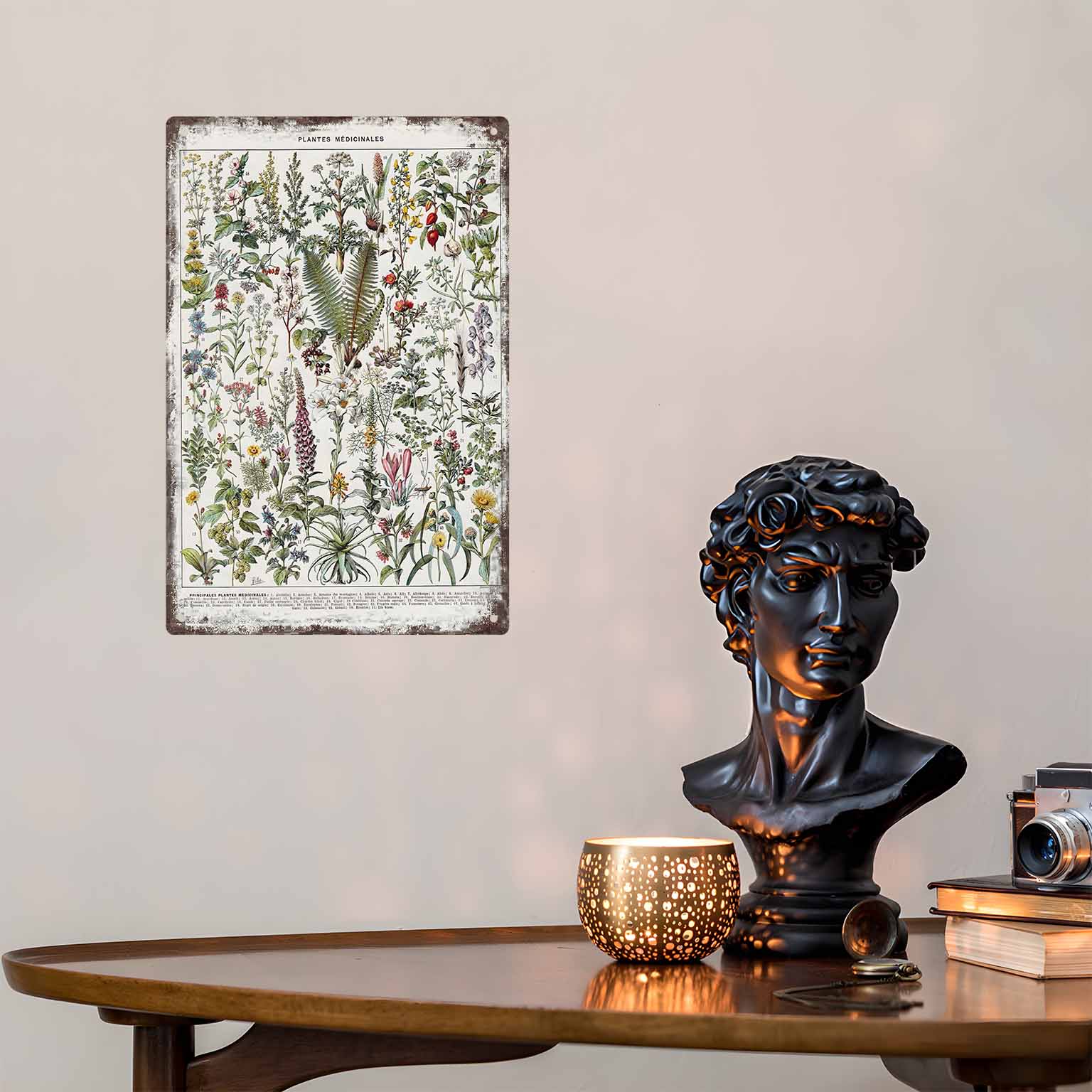 2D PŁASKI 1 szt. Vintage Plaka – Home Office With Plants recenzja i cena