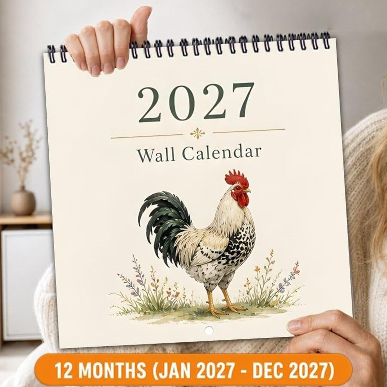 Kalendarz ścienny na rok 2027, – Home Office Wallpaper recenzja i cena