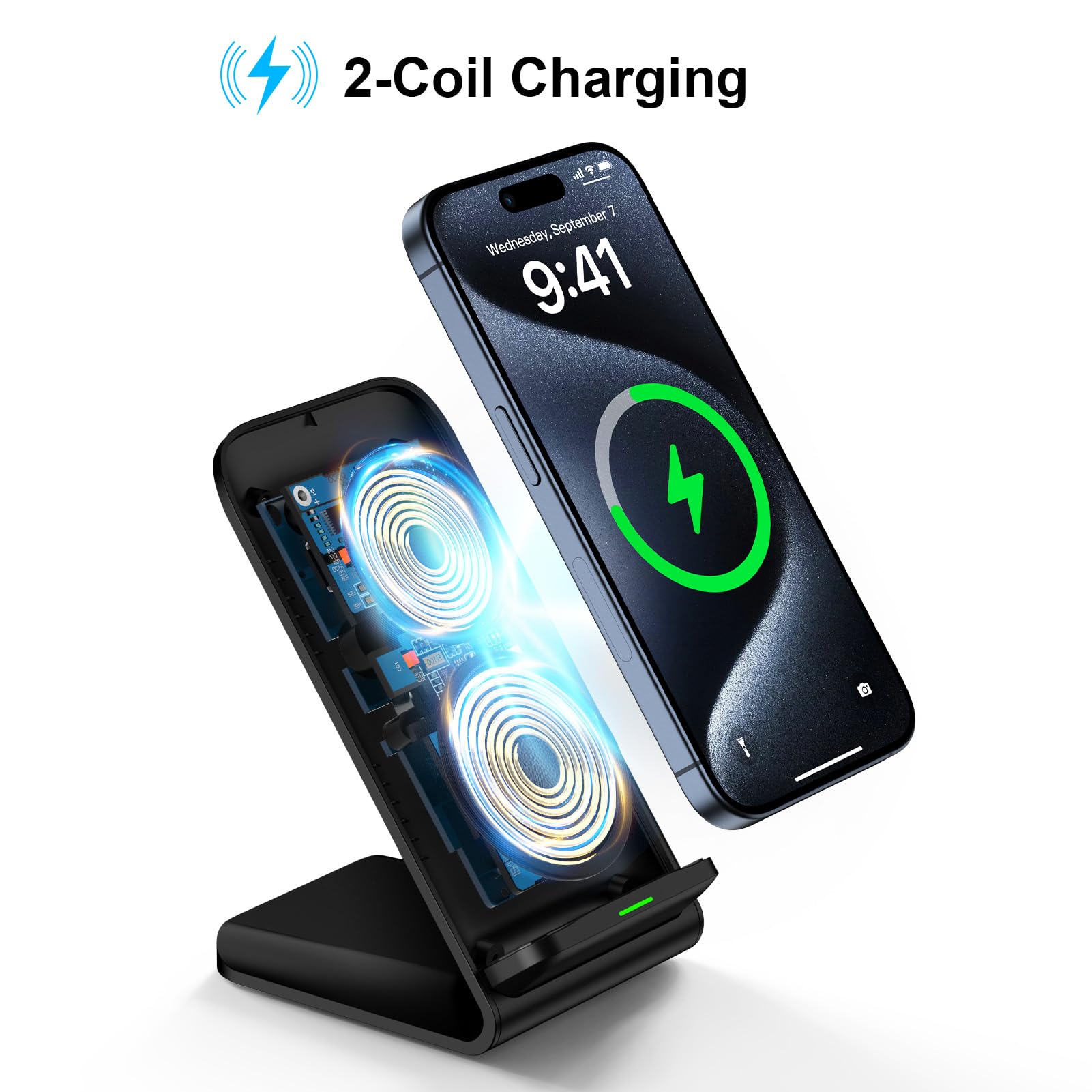 15W Bezprzewodowa ładowarka z  – Desk Charging Station recenzja i cena